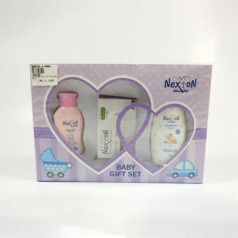 NEXTON BABY GIFT SET 3PCS BOX GREEN