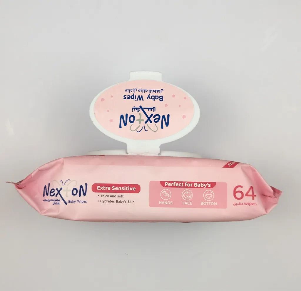 Nexton Soft & Thick Baby Wipes, 64 Pack – additional product view 2 of 3