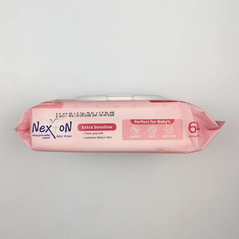 Nexton Soft & Thick Baby Wipes, 64 Pack – additional product view 3 of 3
