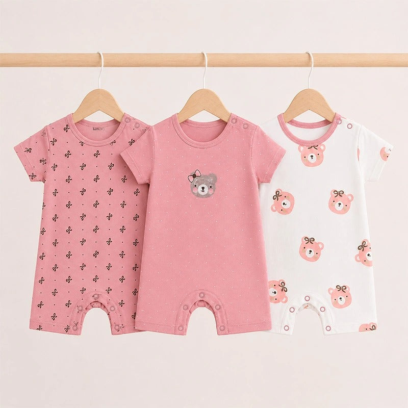 Baby bodysuits, pack of 3