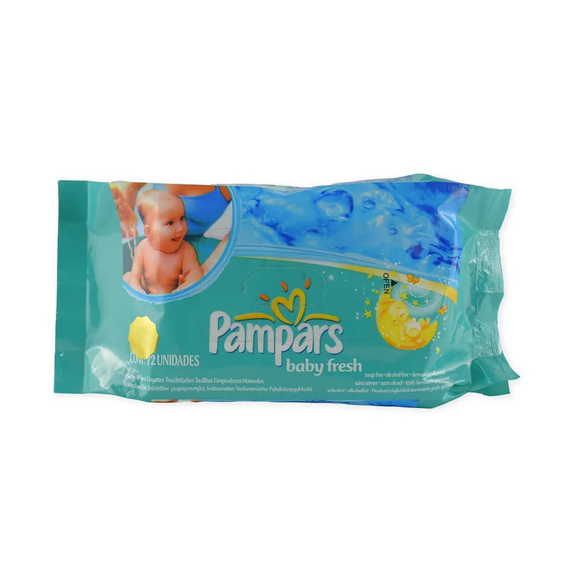 PAMPARS WIPES 72PCS
