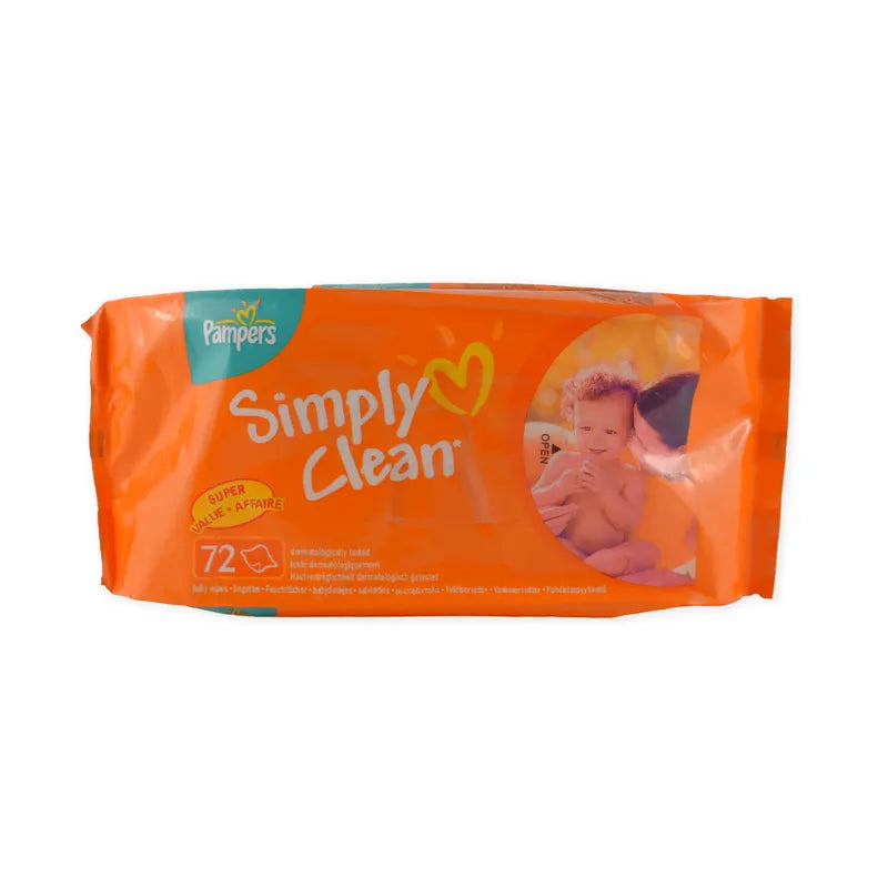PAMPER WIPES 72PCS