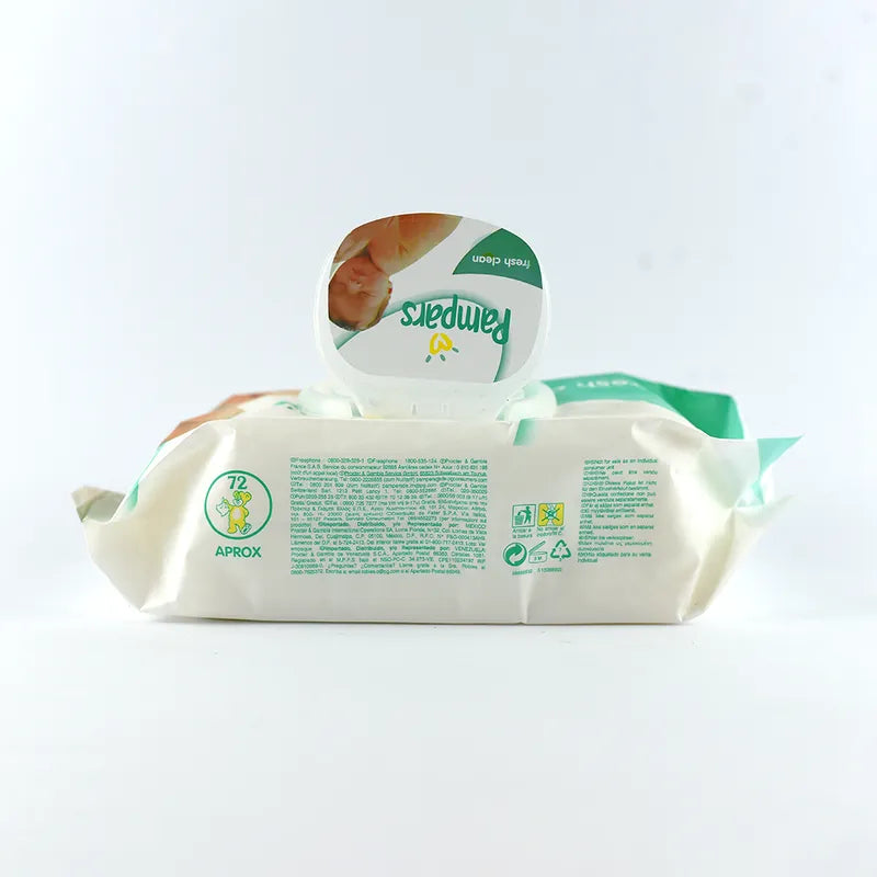 PAMPARS BABY WIPES FRESH CLEAN 72PCS