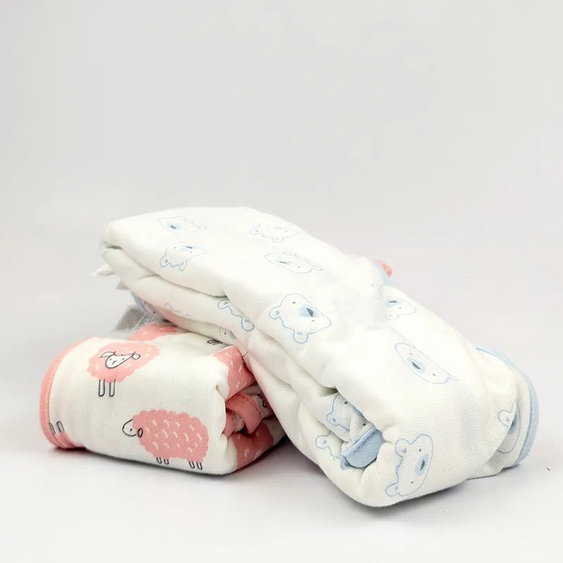 Carter’s Baby Wrapping Sheets 2-Pack, Bear & Sheep
