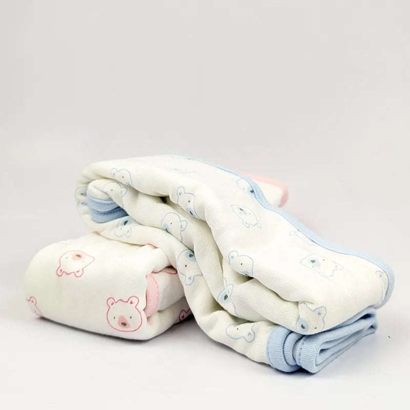 Junior Baby Wrapping Sheets 2-Pack, Bear Theme