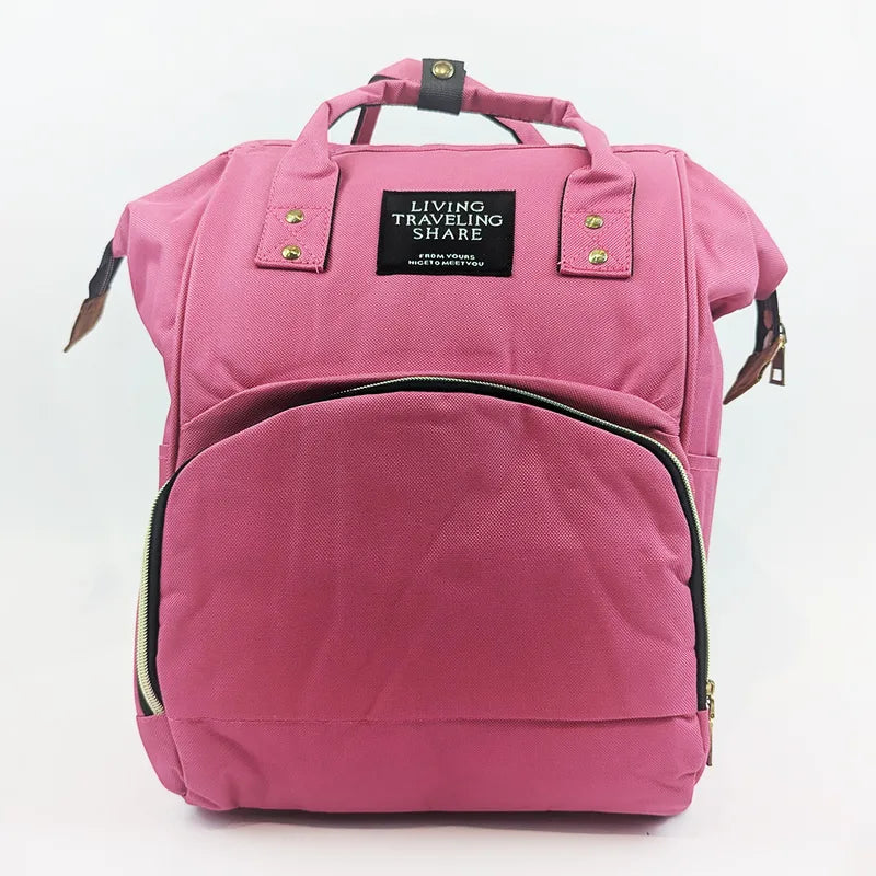 PREMIUM MULTI FUNCTIONAL DIAPER BACKPACK PINK EDITION