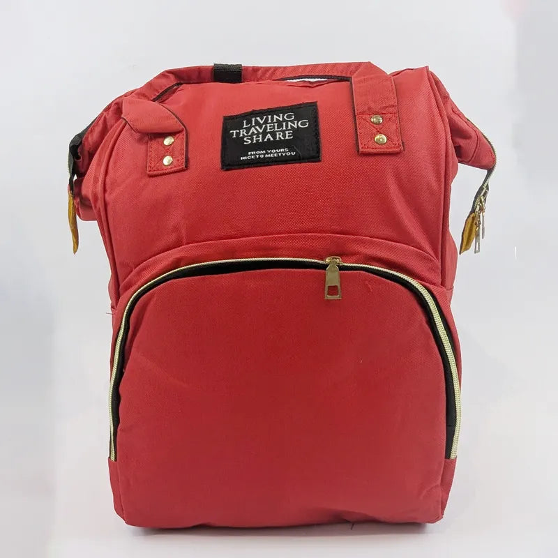 PREMIUM MULTI FUNCTIONAL DIAPER BACKPACK RED EDITION