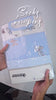 Socks Romper - Sky Blue and White - Tom and Jerry