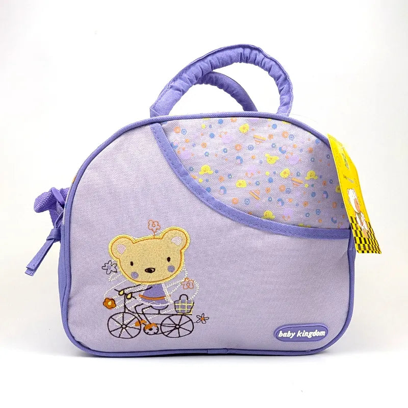 PURPLE MULTI PURPOSE BABY ESSENTIALS DIAPER BAG