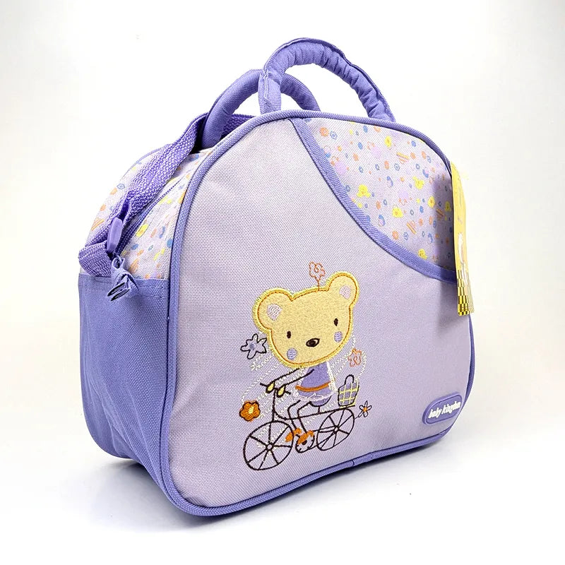 PURPLE MULTI PURPOSE BABY ESSENTIALS DIAPER BAG - image 3