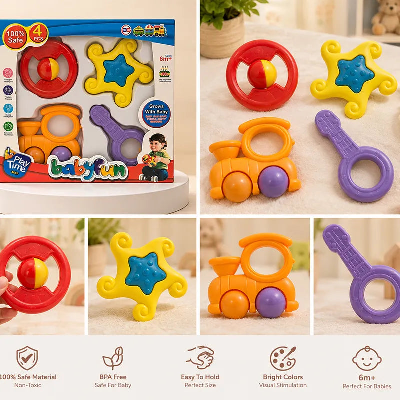 BABY FUN SHAKE BELL BOX 4 PCS - image 2