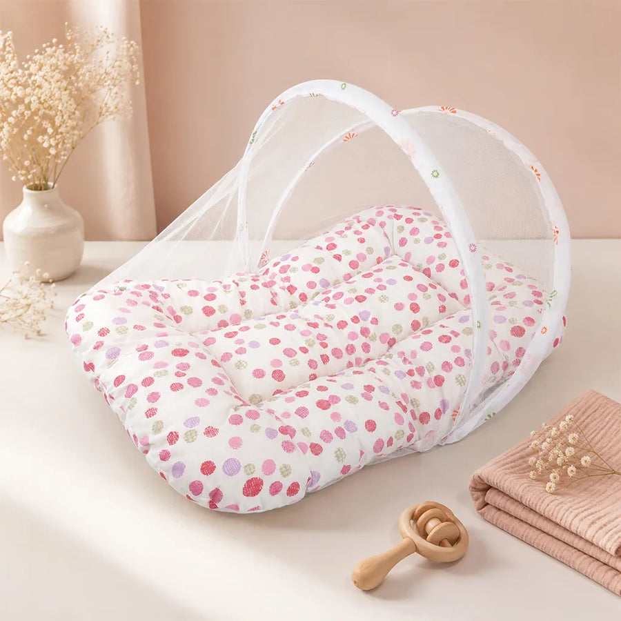 ROYAL INFANT ROUND BED NET PINK