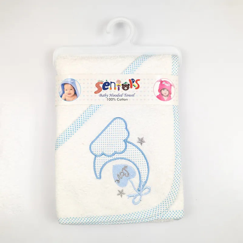 SENIORS BABY BATH TOWEL CLOUD WHITE