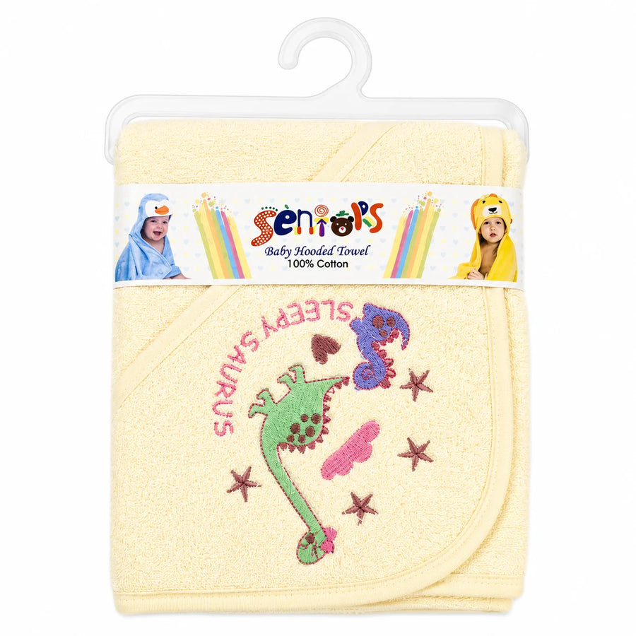 SENIORS BABY BATH TOWEL DREGON YELLOW