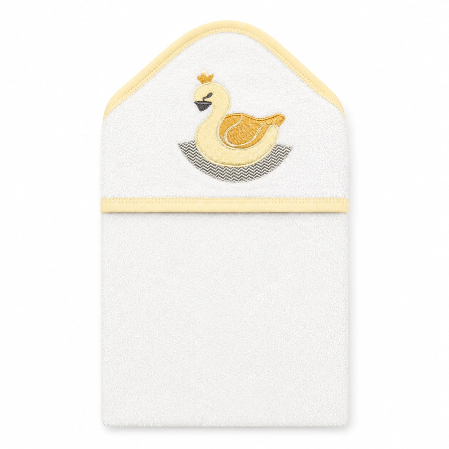 SENIORS BABY BATH TOWEL DUCK WHITE