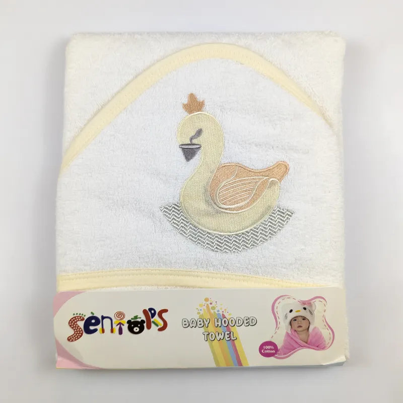 SENIORS BABY BATH TOWEL DUCK WHITE - image 3