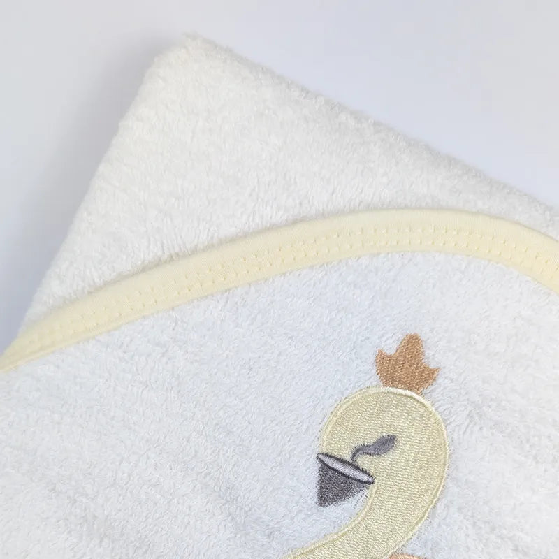 SENIORS BABY BATH TOWEL DUCK WHITE - image 2