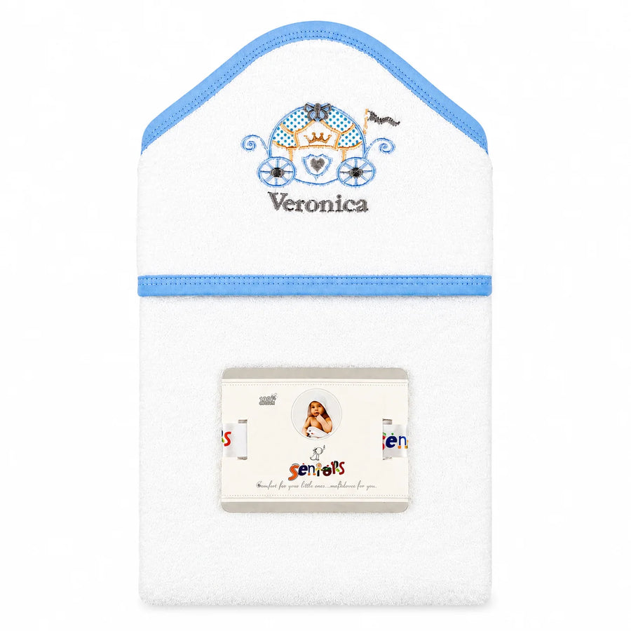 SENIORS BABY BATH TOWEL VERONICA WHITE