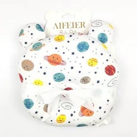 AIFEIER PREMIUM BREATHABLE BABY HEAD SHAPING PILLOW SPACE GALAXY PRINT