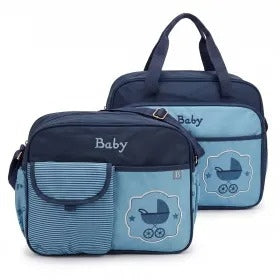 Baby Bag China Double Bear Blue