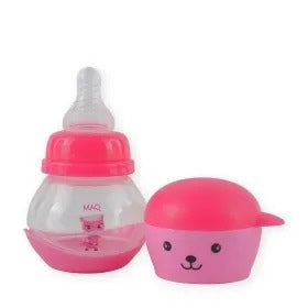 BABY FEEDING BOTTLE BEAR PINK BASEBALL CAP MAQ