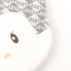 BABY PILLOW CUTE BABY FACE BOX GREY