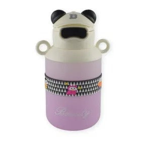 BABY STRAW SIPPER BEAR CAP PINK