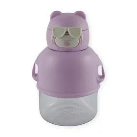 BABY STRAW SIPPER BEAR GLASSES PURPLE