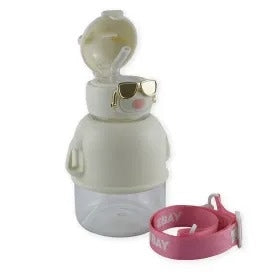 BABY STRAW SIPPER BEAR GLASSES WHITE