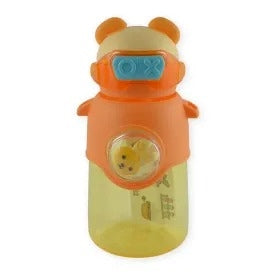 BABY STRAW SIPPER KITTY ORANGE