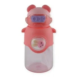 BABY STRAW SIPPER KITTY PINK