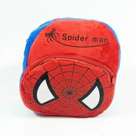 PREMIUM SPIDER MAN RED BACKPACK FOR KIDS ULTRA-SOFT VELVET