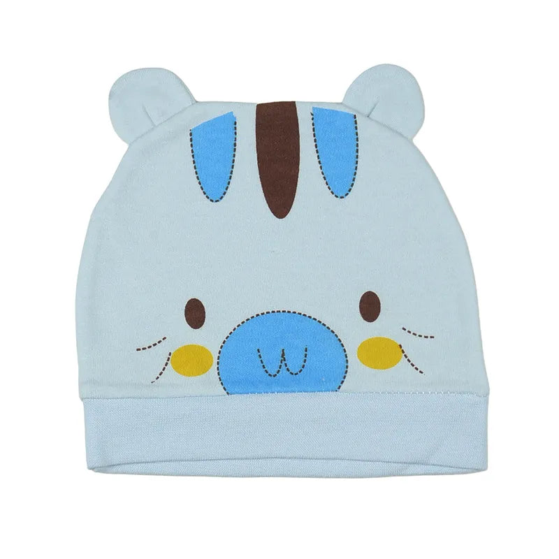 SUN BABY ROUND CAP EAR ANIMAL BLUE