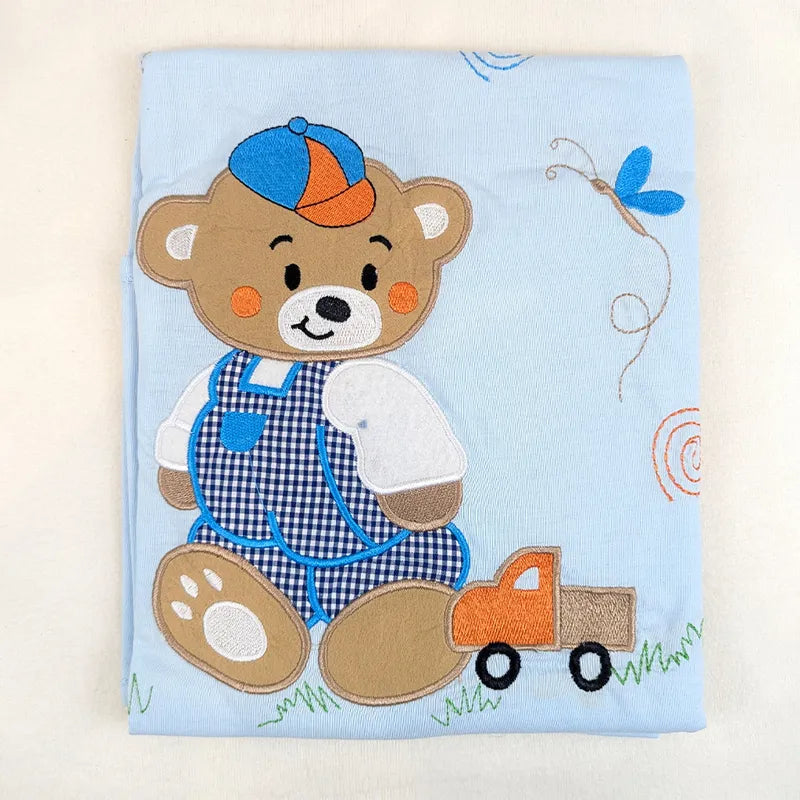 SUNNY BABY WRAPPING SHEET BEAR BLUE