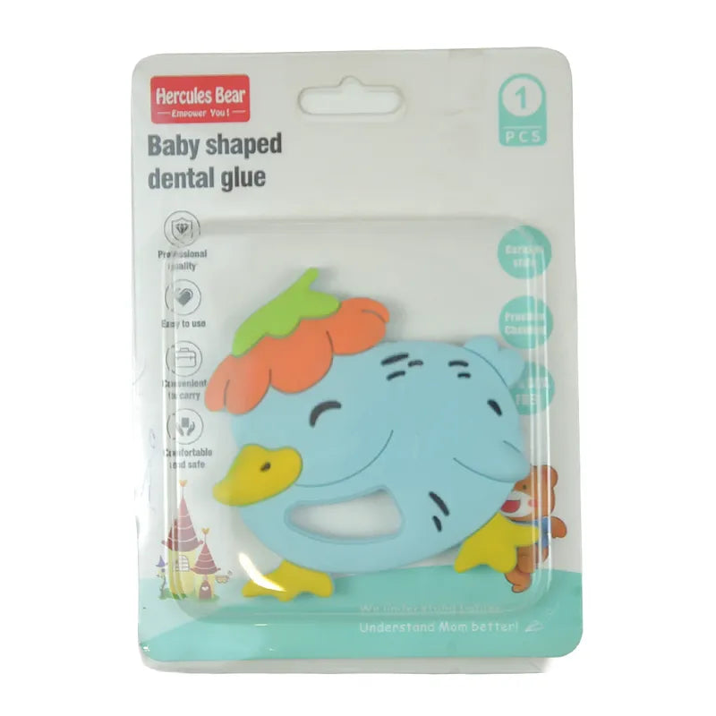 TEETHER DUCK CYAN HERCULES BEAR