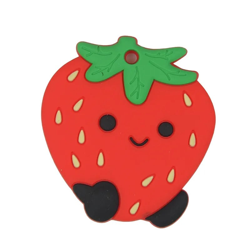 Teether Strawberry Red Hercules Bear