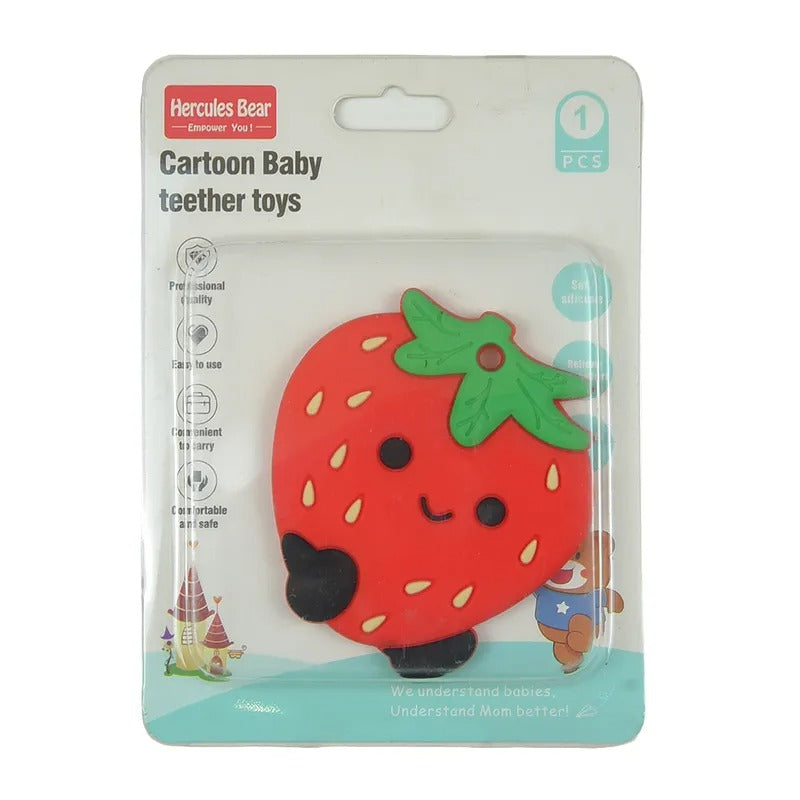 Teether Strawberry Red Hercules Bear – additional product view 2 of 2