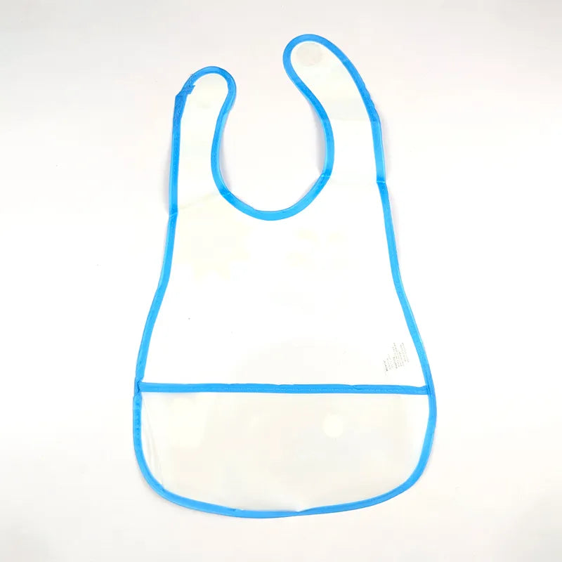 WATERPROOF BABY APRON BIB DOLPHIN PRINT WITH BLUE - image 2