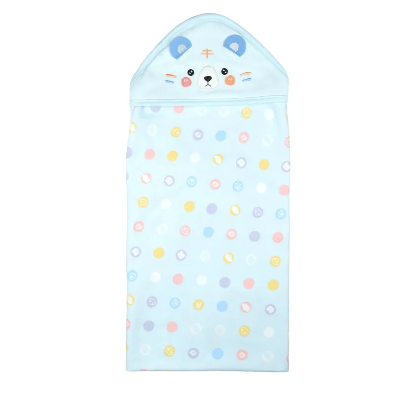 WRAPING SHEET THAILAND COTTON CAT BLUE MAMI BABY