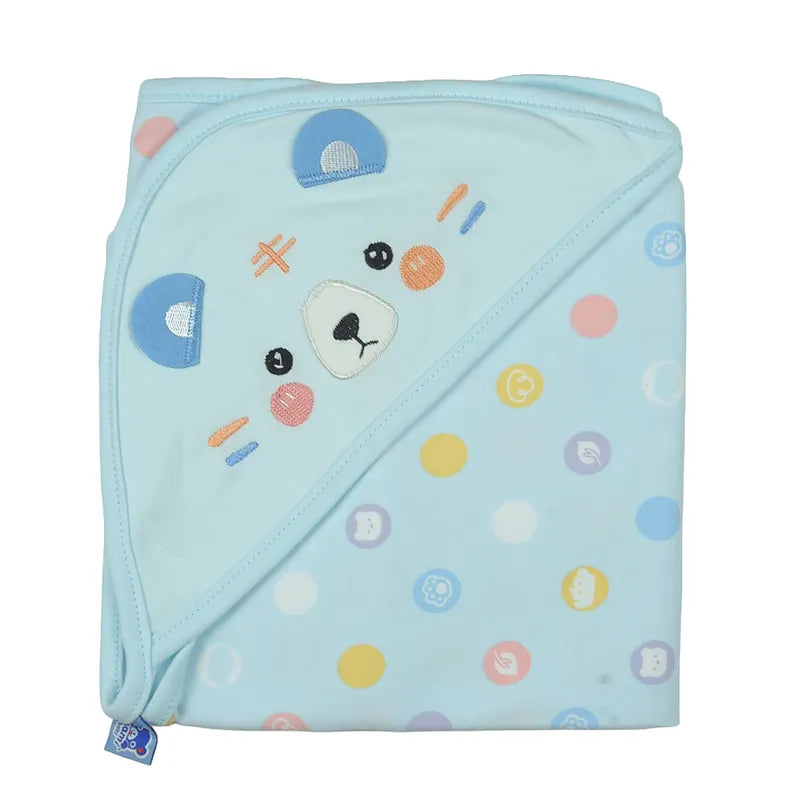 WRAPING SHEET THAILAND COTTON CAT BLUE MAMI BABY - image 2