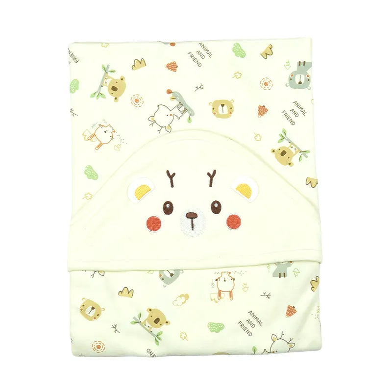 WRAPING SHEET THAILAND COTTON CAT YELLOW MAMI BABY - image 2