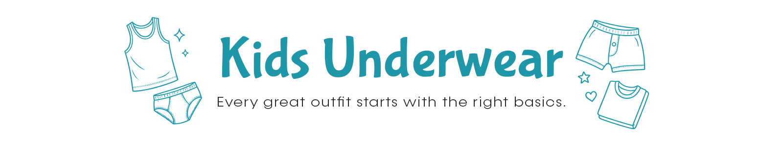 Kids Underwear collection banner